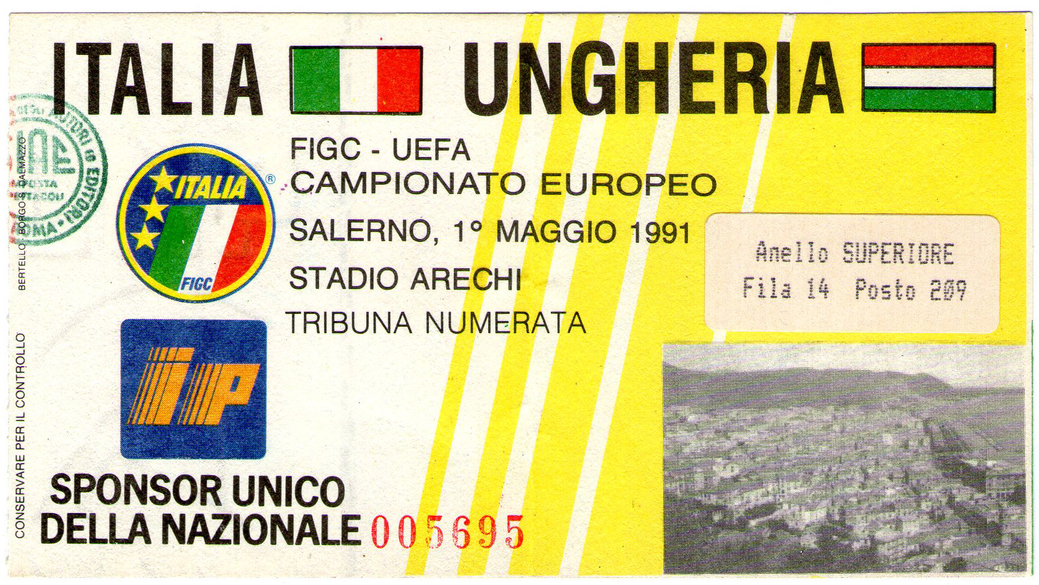 Italia-Ungheria Tribuna Numerata