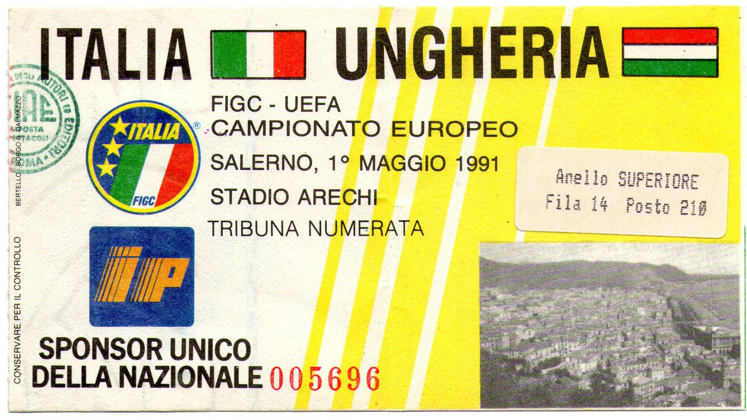 Italia-Ungheria Tribuna Numerata