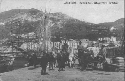 Il porto  Banchina  Magazzini Generali 1914