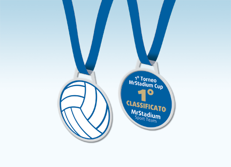 Medaglia volley linea 