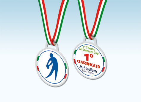 Medaglia volley linea 