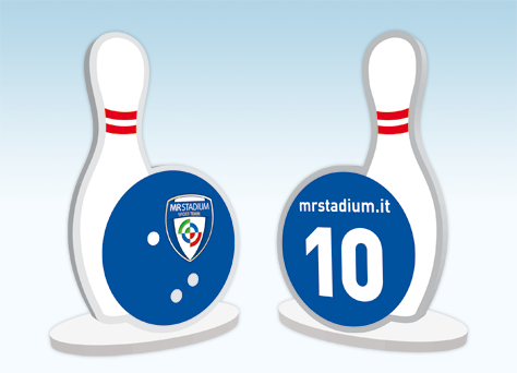 Targa bowling bifacciale vela 