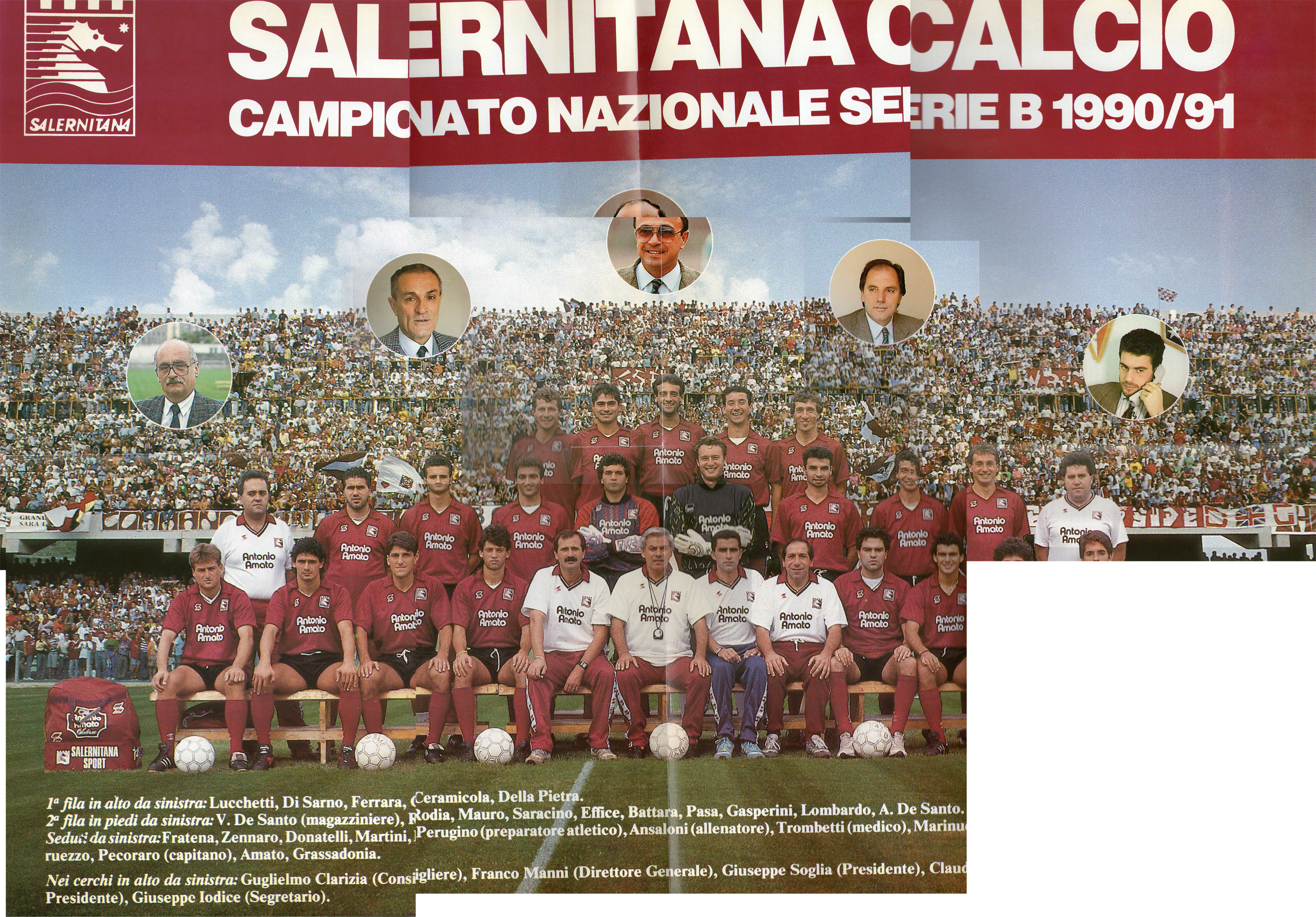 Salernitana Story Campionato Serie B Anno 199091